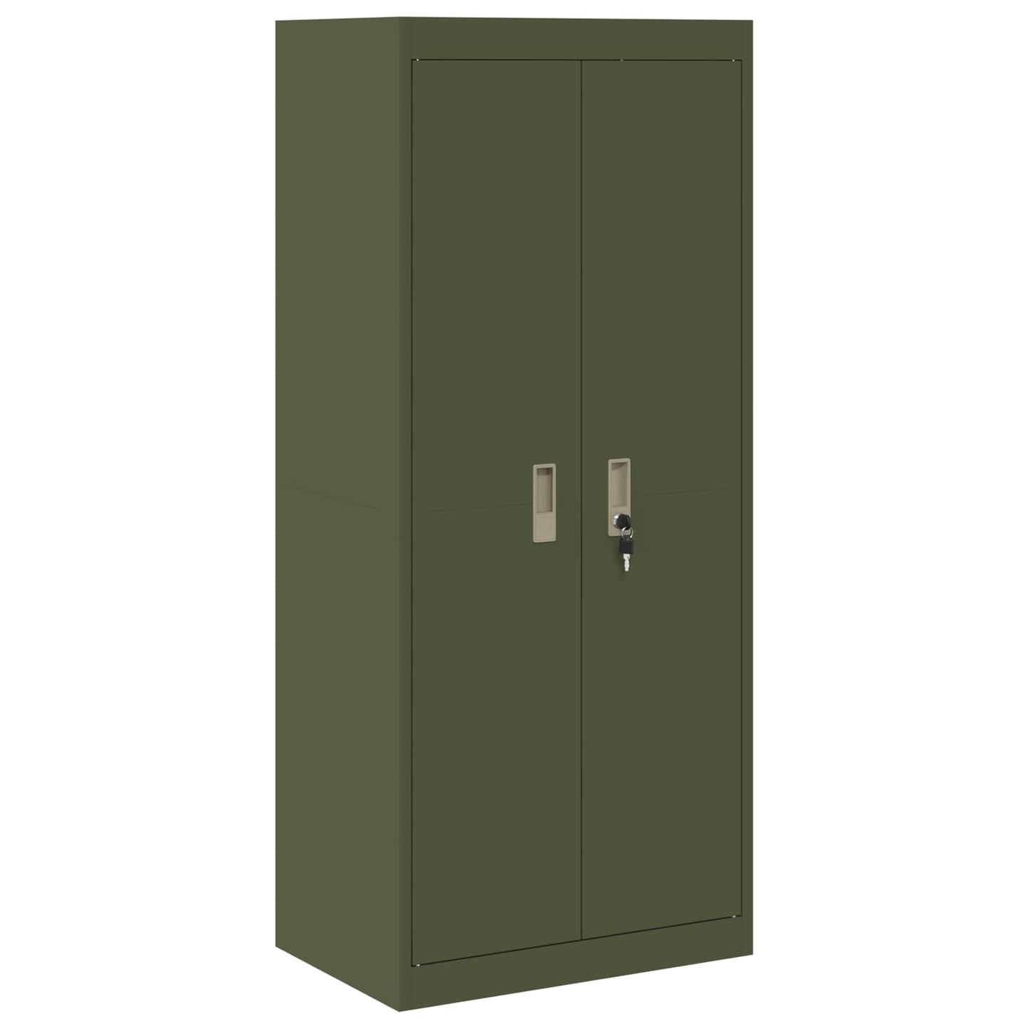 Armadio Verde oliva 60 x 40 x 140 cm Acciaio
