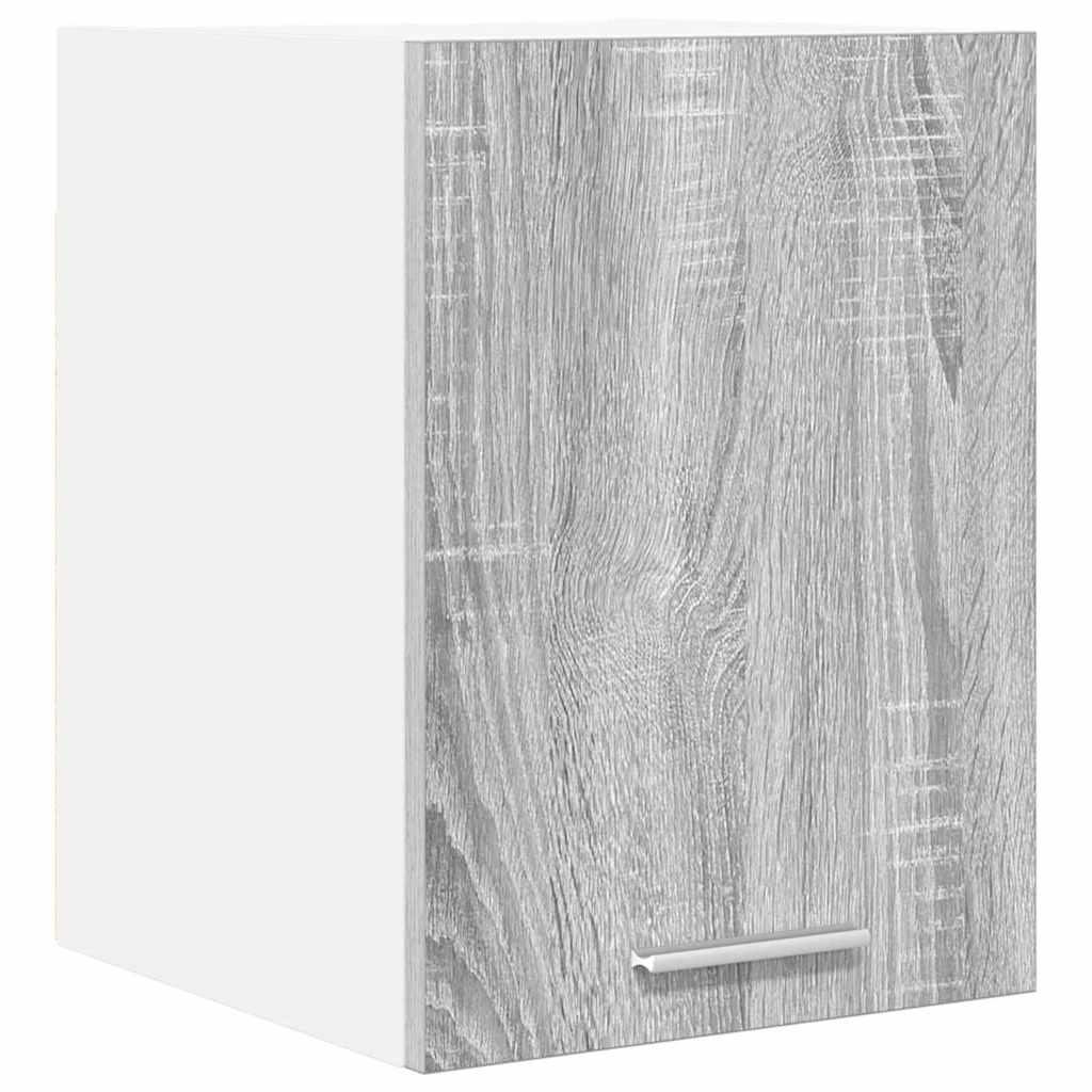 Armadio pensile Grigio Sonoma e Bianco 30 x 31 x 40 cm