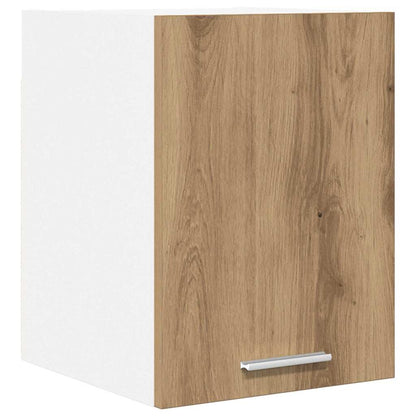 Armadio pensile Rovere Artigiano e Bianco 30 x 31 x 40 cm