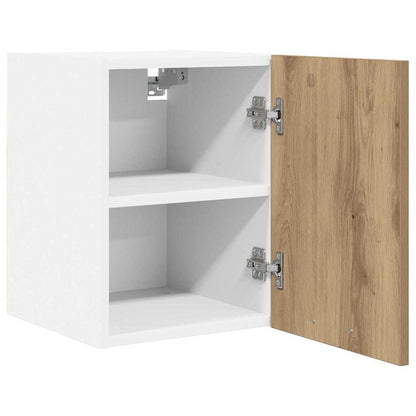 Armadio pensile 2 pcs Rovere Artigiano e Bianco 30 x 31 x 40 cm