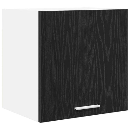 Armadio pensile 2 pcs Rovere Nero e Bianco 40 x 31 x 40 cm