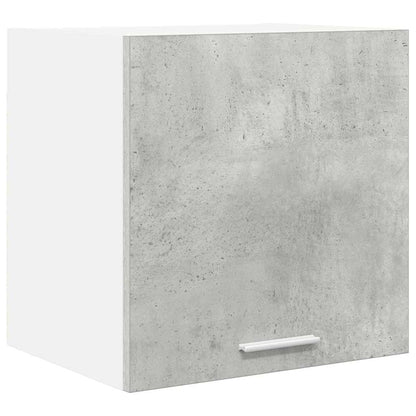 Armadio pensile 2 pcs Grigio Cemento e Bianco 40 x 31 x 40 cm