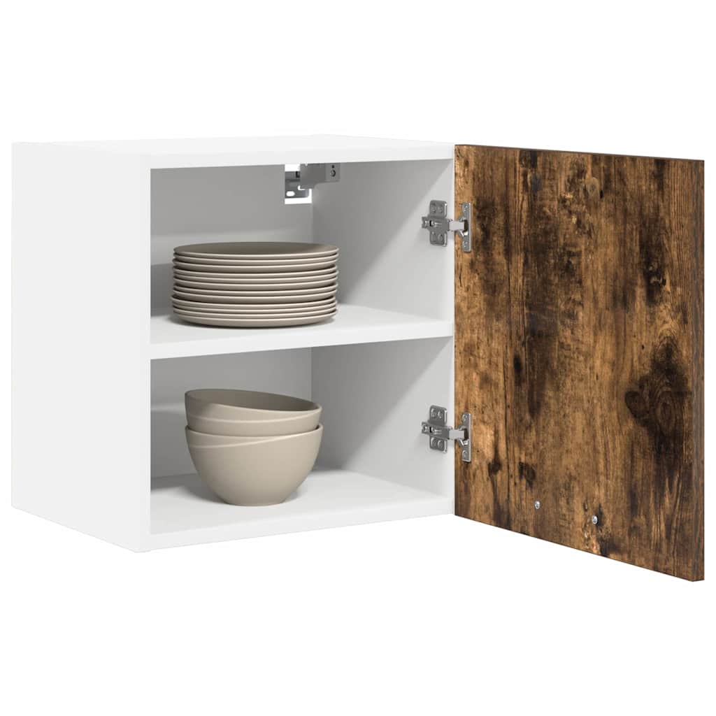 Armadio pensile Rovere Affumicato e Bianco 40 x 31 x 40 cm
