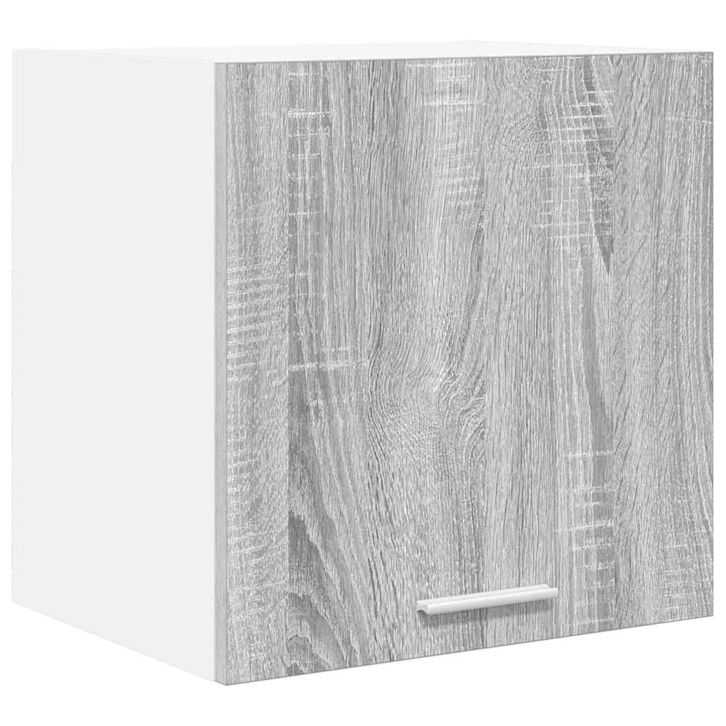 Armadio pensile 2 pcs Grigio Sonoma e Bianco 40 x 31 x 40 cm