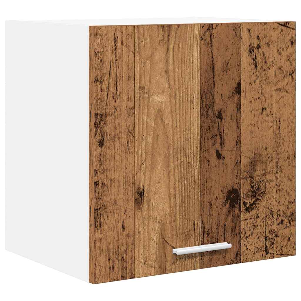 Armadio pensile 2 pcs Legno Antico e Bianco 40 x 31 x 40 cm