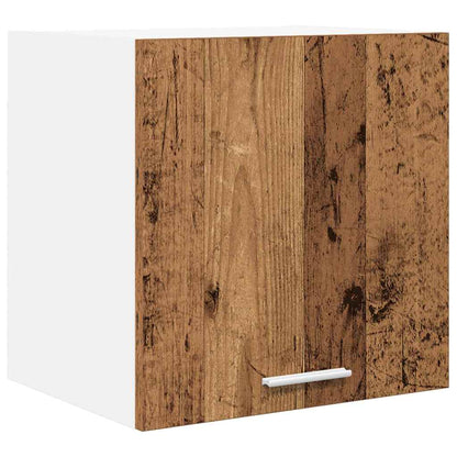 Armadio pensile 2 pcs Legno Antico e Bianco 40 x 31 x 40 cm