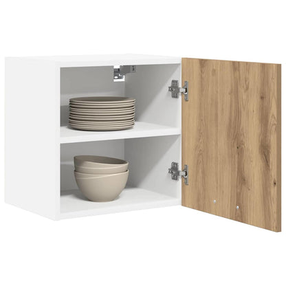 Armadio pensile Rovere Artigiano e Bianco 40 x 31 x 40 cm