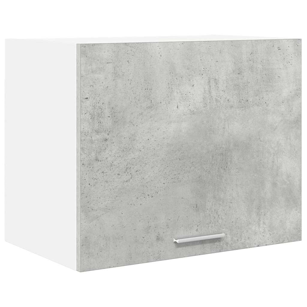 Armadio pensile Grigio Cemento e Bianco 50 x 31 x 40 cm
