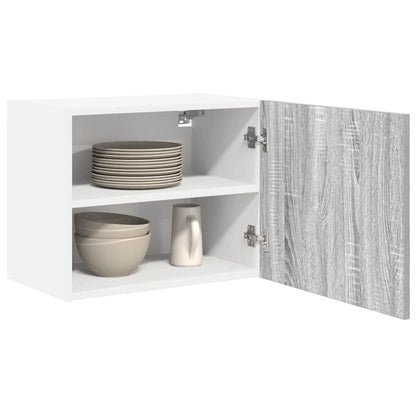 Armadio pensile Grigio Sonoma e Bianco 50 x 31 x 40 cm