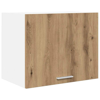 Armadio pensile 2 pcs Rovere Artigiano e Bianco 50 x 31 x 40 cm