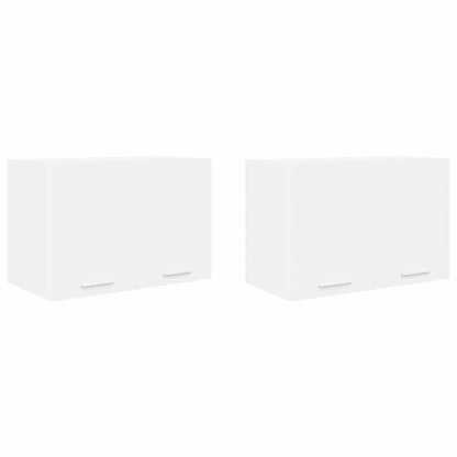 Armadio pensile 2 pcs Bianco 60 x 31 x 40 cm Legno multistrato