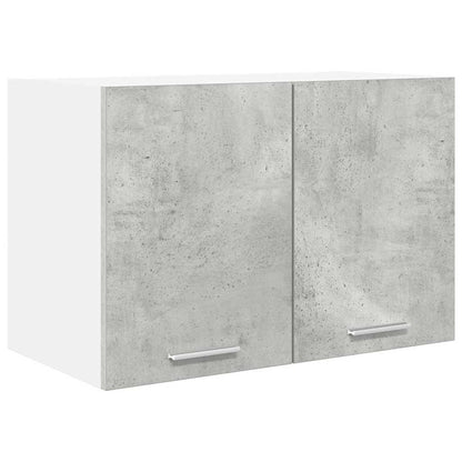 Armadio pensile Grigio Cemento e Bianco 60 x 31 x 40 cm