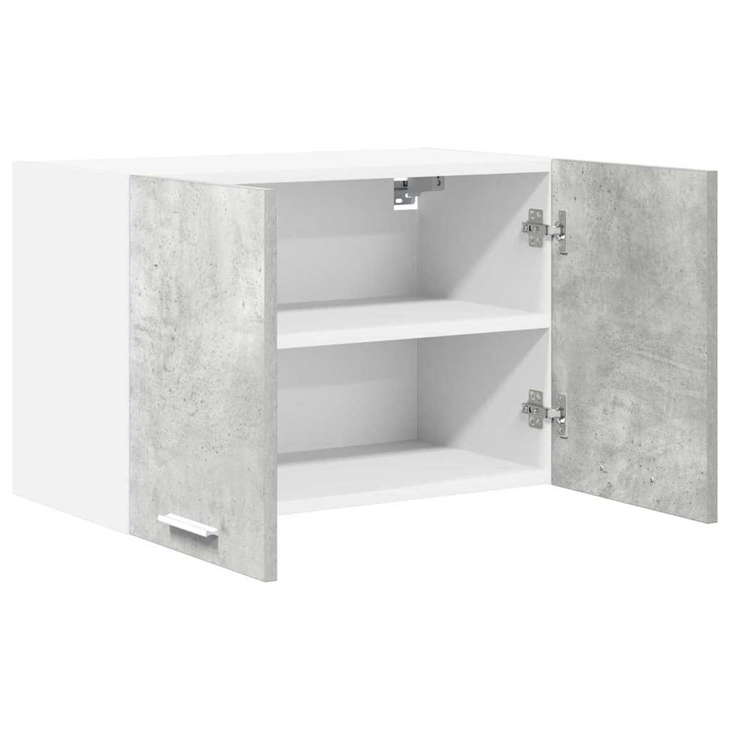 Armadio pensile Grigio Cemento e Bianco 60 x 31 x 40 cm