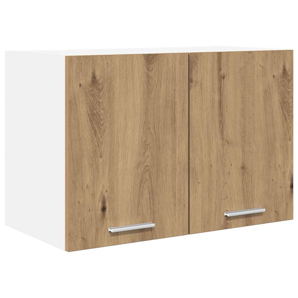 Armadio pensile Rovere Artigiano e Bianco 60 x 31 x 40 cm