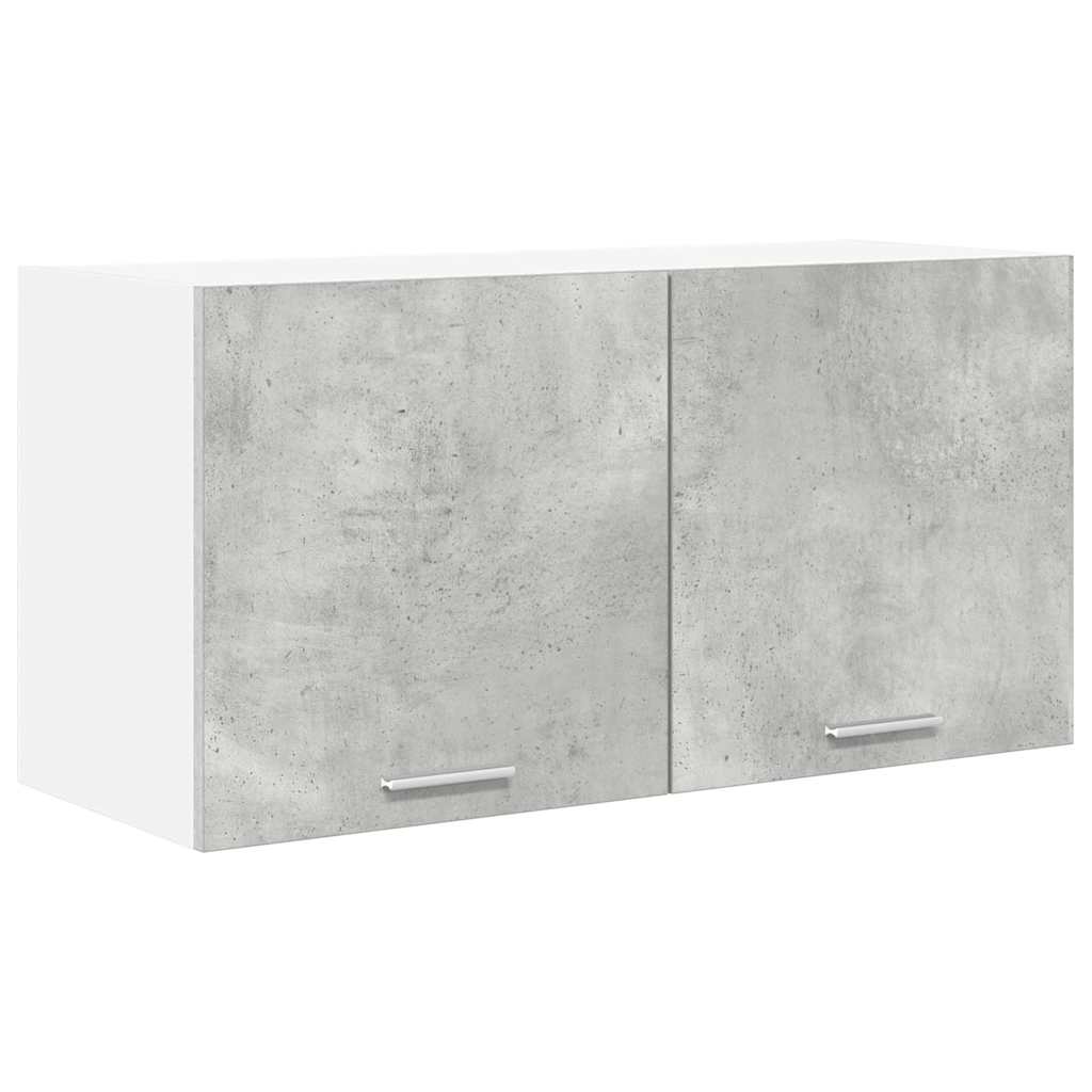Armadio pensile con porta Grigio cemento 80 x 31 x 40 cm