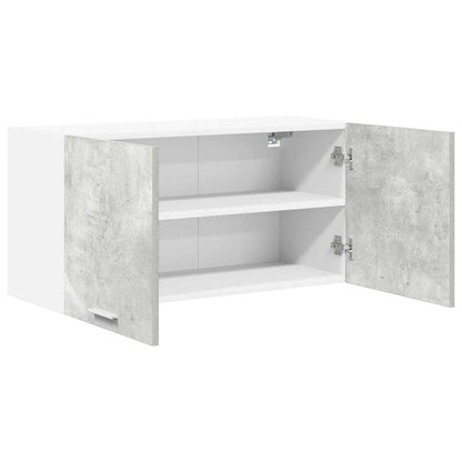 Armadio pensile con porta Grigio cemento 80 x 31 x 40 cm