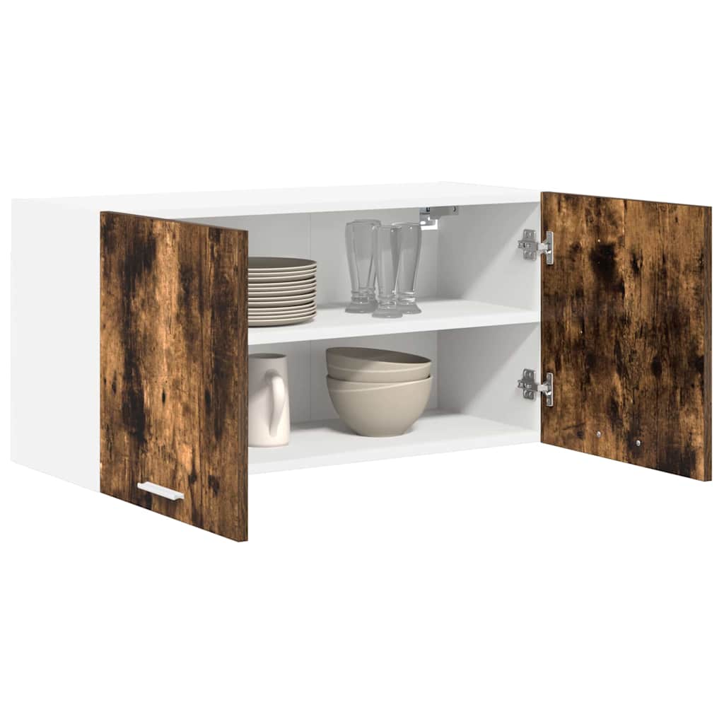 Armadio pensile Rovere fumÃ© 80 x 31 x 40 cm Legno multistrato