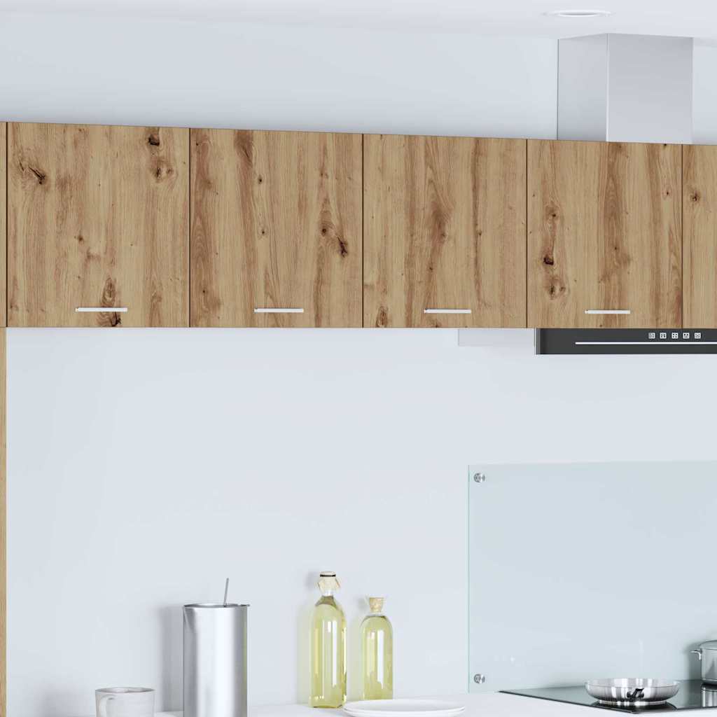 Armadio pensile con porta Rovere artigianale 80 x 31 x 40 cm