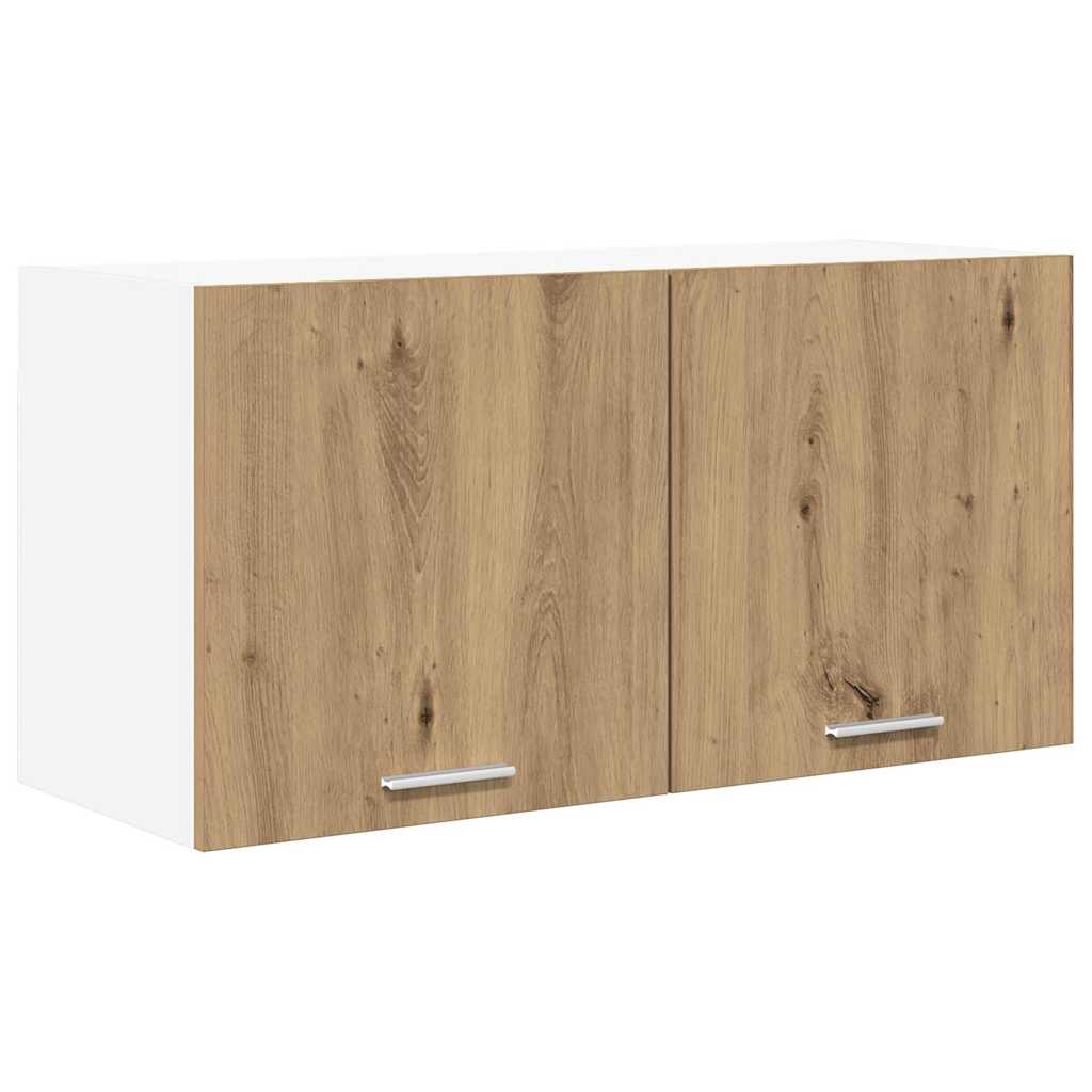 Armadio pensile con porta Rovere artigianale 80 x 31 x 40 cm