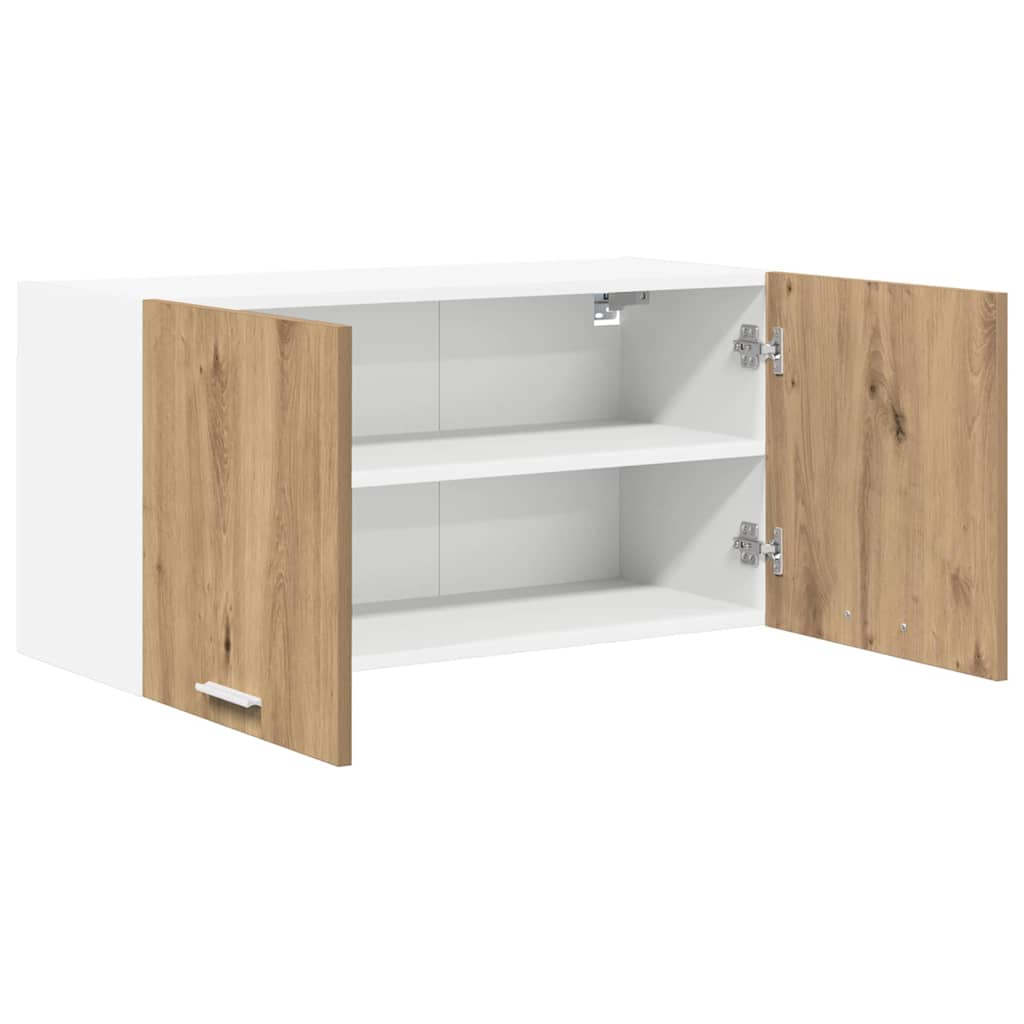 Armadio pensile con porta Rovere artigianale 80 x 31 x 40 cm
