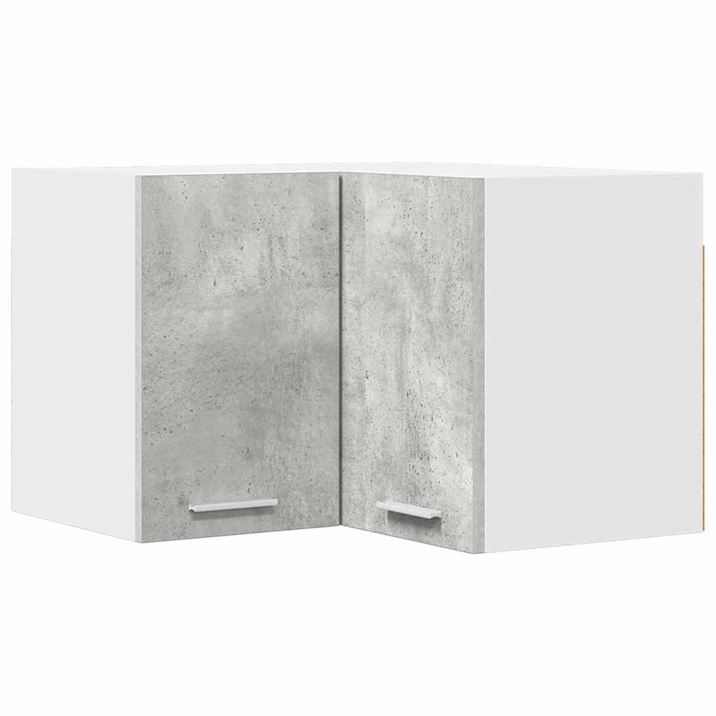 Armadio pensile Grigio Cemento e Bianco 57 x 57 x 40 cm