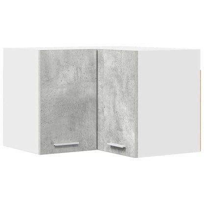 Armadio pensile Grigio Cemento e Bianco 57 x 57 x 40 cm
