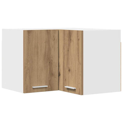 Armadio pensile Rovere Artigiano e Bianco 57 x 57 x 40 cm