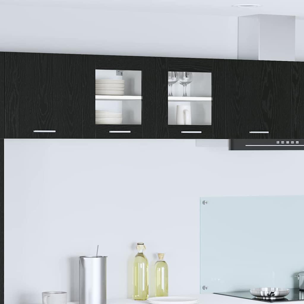 Armadio pensile Rovere Nero 40 x 31 x 40 cm Legno multistrato