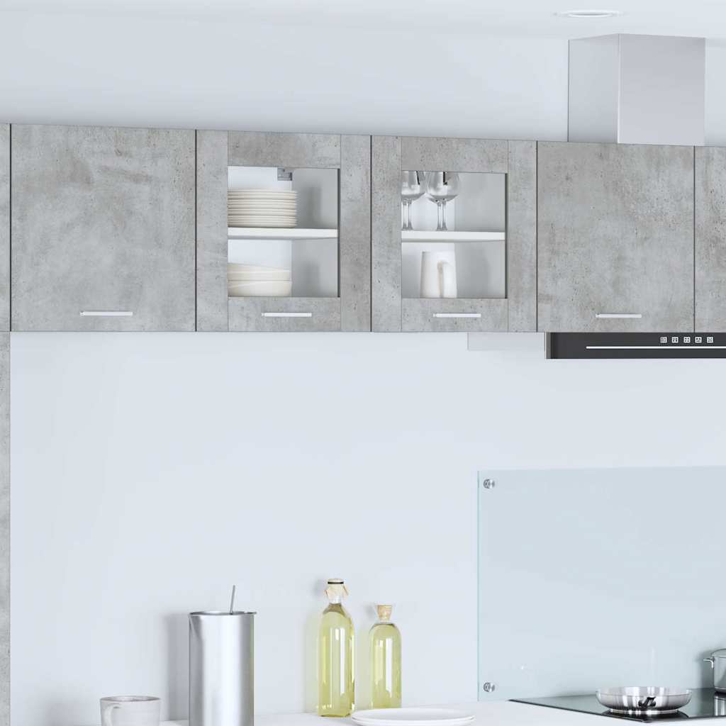 Armadio pensile con porta Riga Grigio cemento 40 x 31 x 40 cm