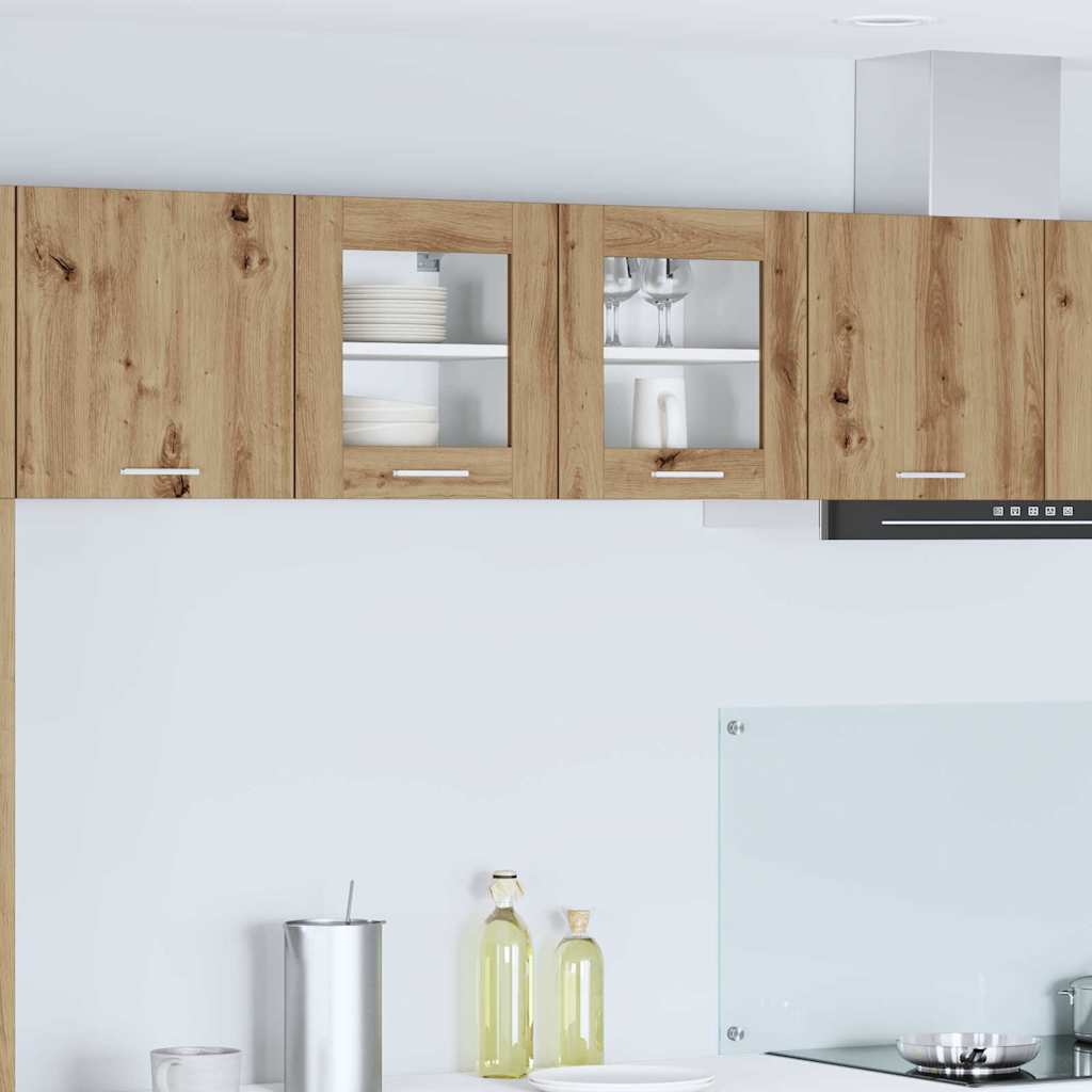 Armadio pensile con porta Rovere artigianale 40 x 31 x 40 cm