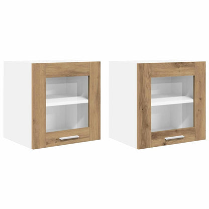 Armadio pensile Riga 2 pcs Rovere artigianale 40 x 31 x 40 cm
