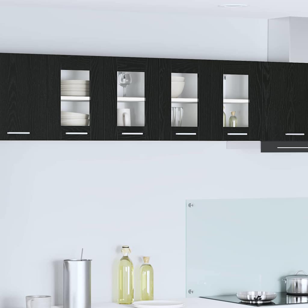 Armadio pensile Rovere Nero 60 x 31 x 40 cm Legno multistrato