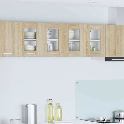 Armadio pensile con porta 2 pcs Rovere Sonoma 60 x 31 x 40 cm