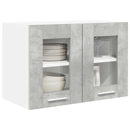Armadio pensile con porta Grigio cemento 60 x 31 x 40 cm