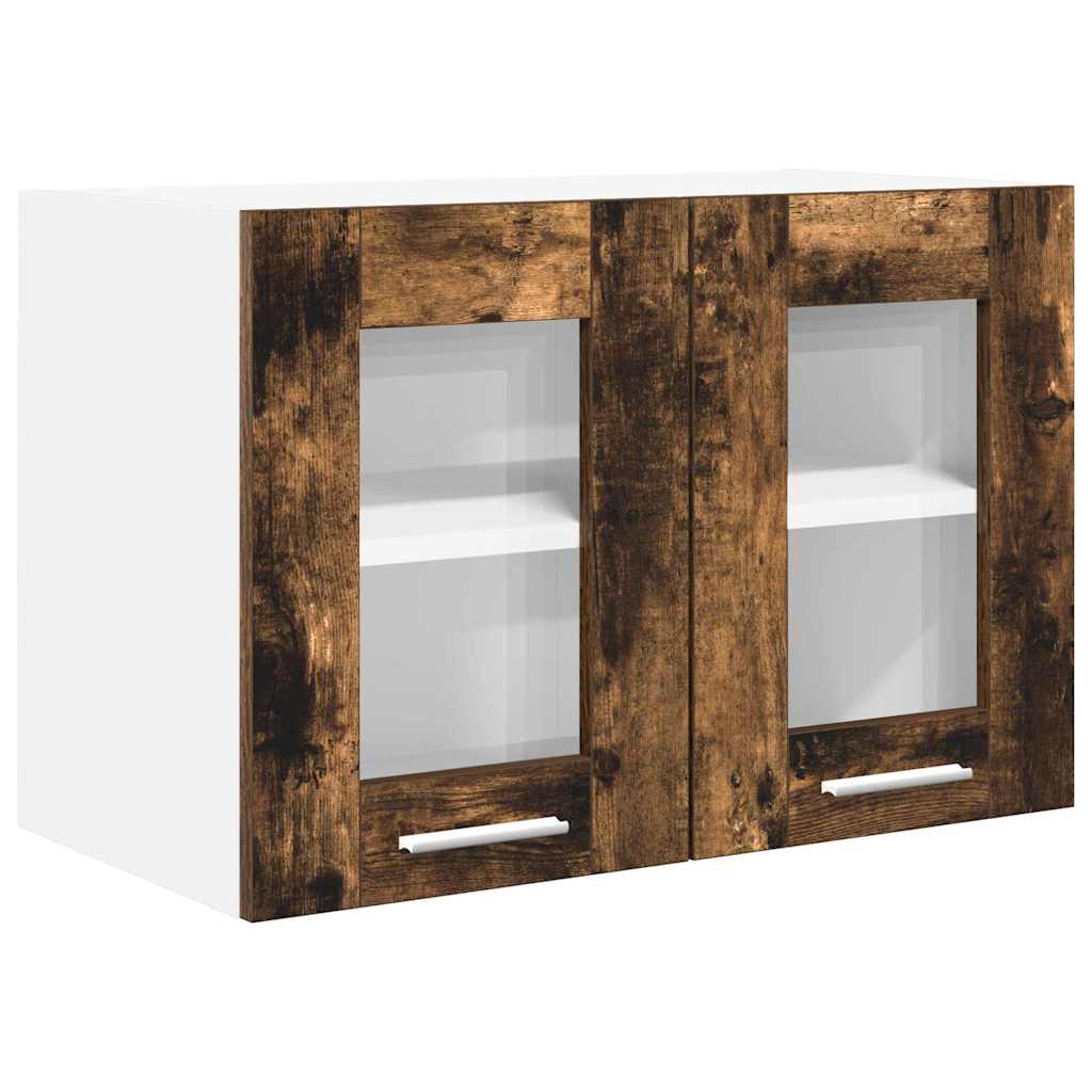 Armadio pensile con porta 2 pcs Rovere fumÃ© 60 x 31 x 40 cm