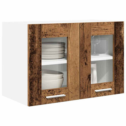 Armadio pensile con porta 2 pcs Legno vecchio 60 x 31 x 40 cm
