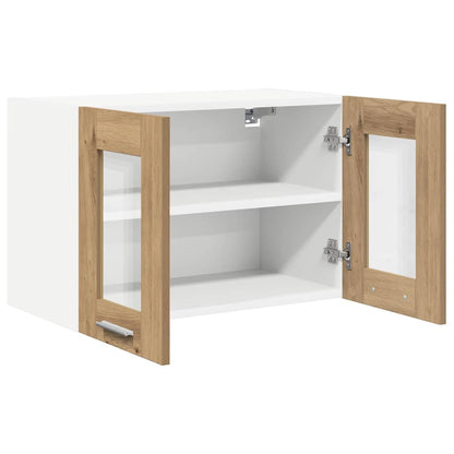 Armadio pensile con porta Rovere artigianale 60 x 31 x 40 cm