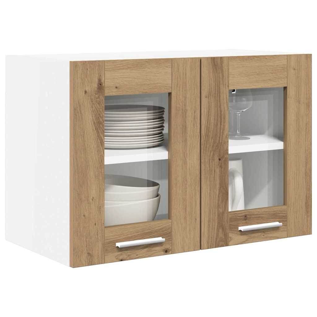 Armadio pensile con porta Rovere artigianale 60 x 31 x 40 cm