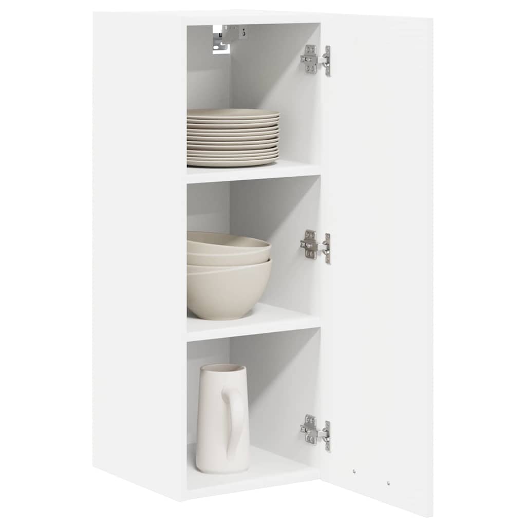 Armadio pensile 2 pcs Bianco 30 x 31 x 80 cm Legno multistrato