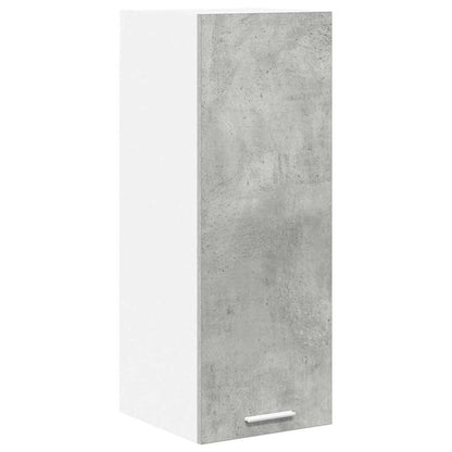 Armadio pensile Grigio Cemento e Bianco 30 x 31 x 80 cm