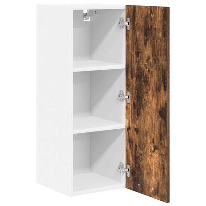 Armadio pensile Rovere Affumicato e Bianco 30 x 31 x 80 cm
