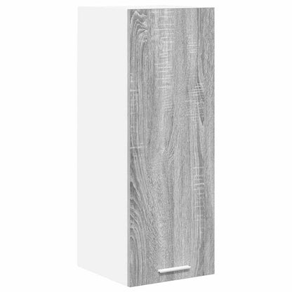 Armadio pensile Grigio Sonoma e Bianco 30 x 31 x 80 cm