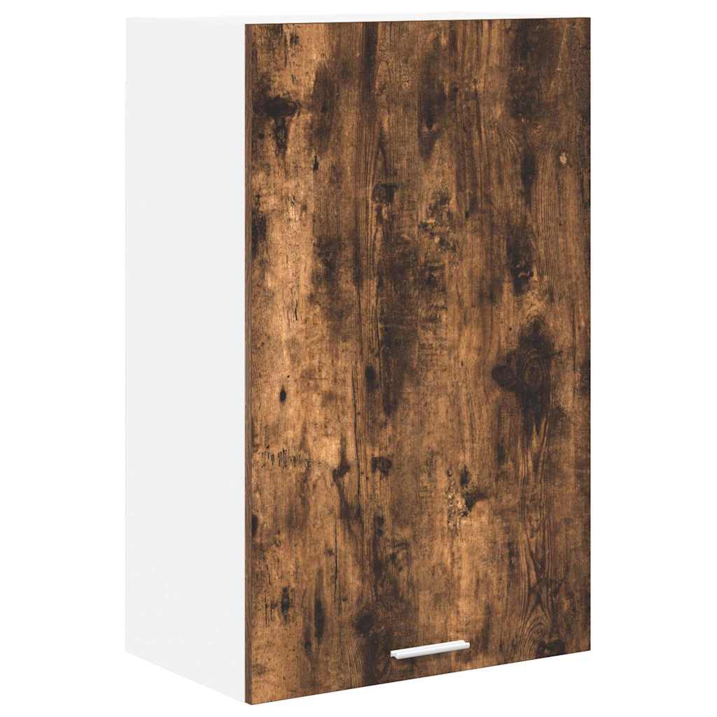 Armadio pensile Rovere Affumicato e Bianco 50 x 31 x 80 cm