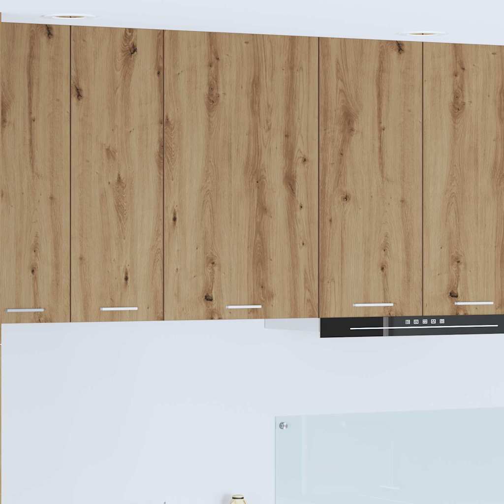 Armadio pensile Rovere Artigiano e Bianco 50 x 31 x 80 cm