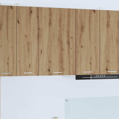 Armadio pensile Rovere Artigiano e Bianco 50 x 31 x 80 cm