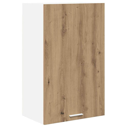 Armadio pensile Rovere Artigiano e Bianco 50 x 31 x 80 cm