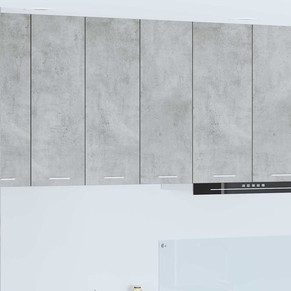 Armadio pensile con porta Grigio cemento 60 x 31 x 80 cm