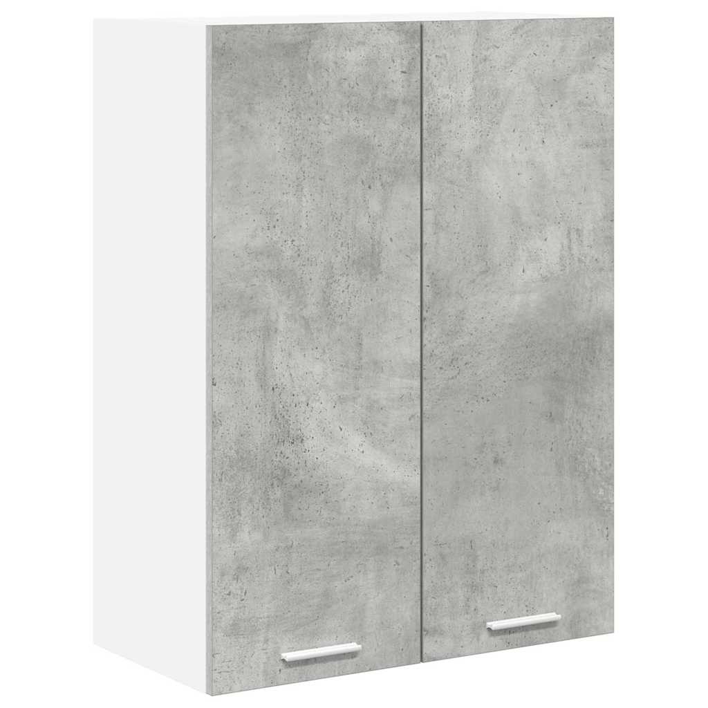 Armadio pensile con porta Grigio cemento 60 x 31 x 80 cm