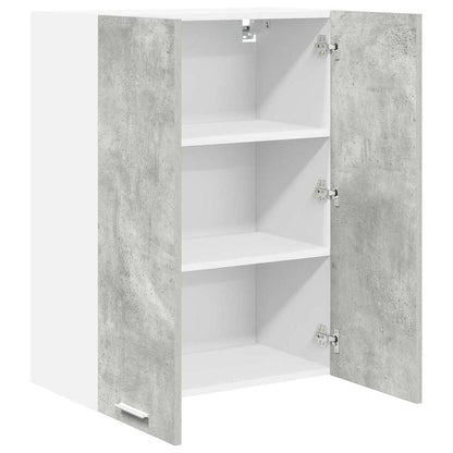 Armadio pensile con porta Grigio cemento 60 x 31 x 80 cm