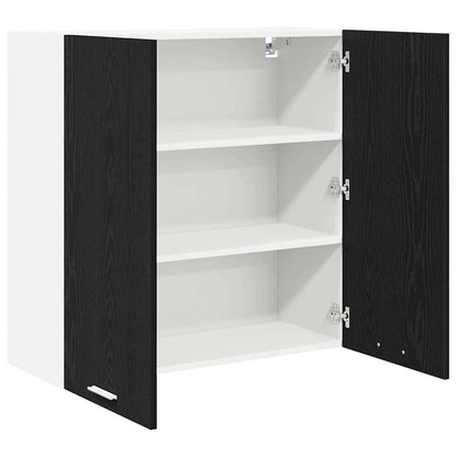 Armadio pensile Rovere Nero 80 x 31 x 80 cm Legno multistrato